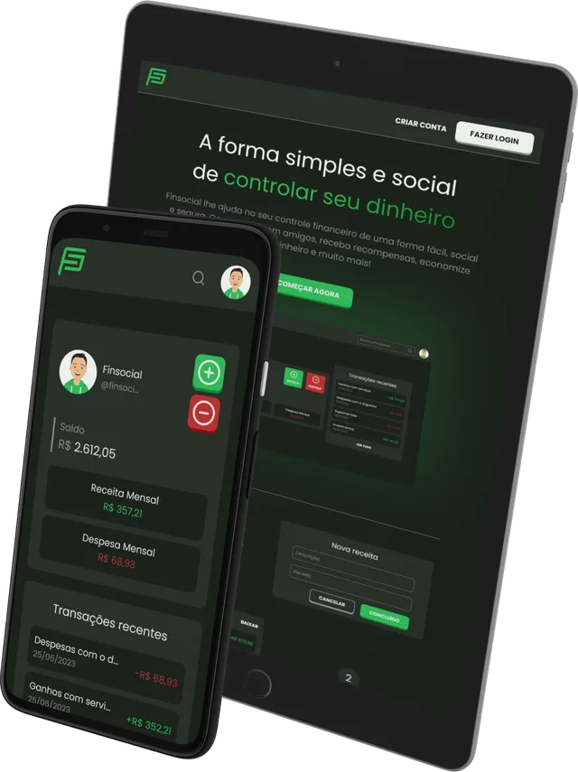 Interface do Finsocial